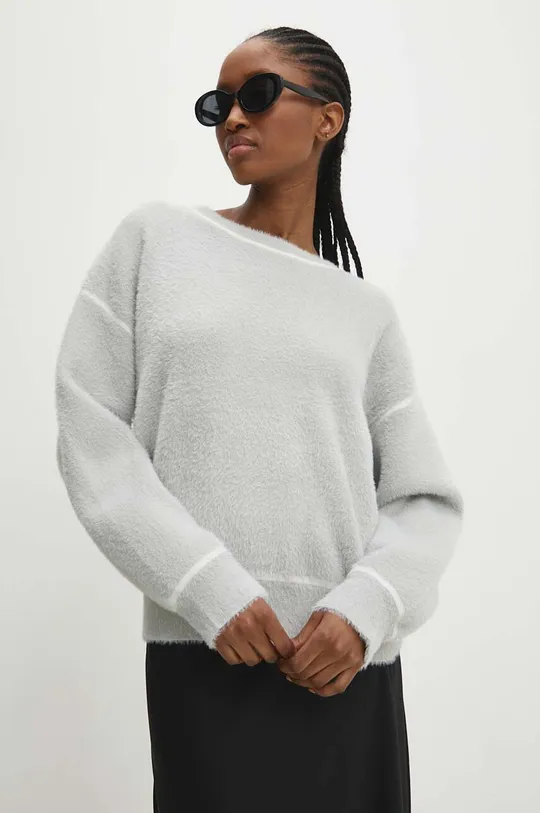 szürke Answear Lab pulóver Női