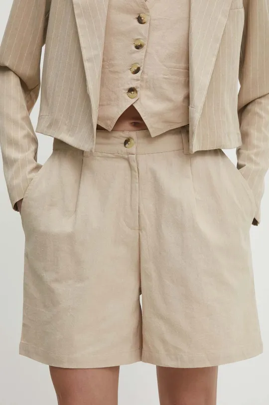 beige Answear Lab pantaloncini in cotone