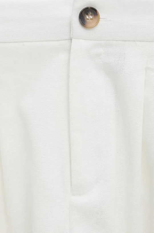 biały Answear Lab szorty z lnem