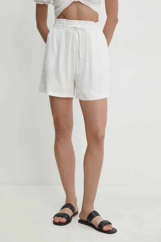 bianco Answear Lab shorts in lino Donna