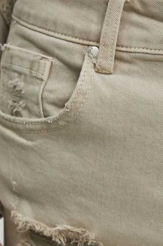 bež Jeans kratke hlače Answear Lab