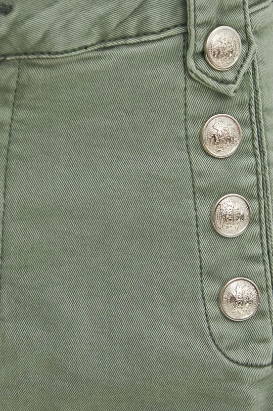 zelená Rifľové krátke nohavice Answear Lab