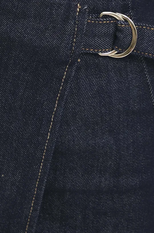 granatowy Answear Lab spódnicospodnie jeansowe