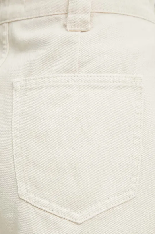 béžová Rifľové krátke nohavice Answear Lab
