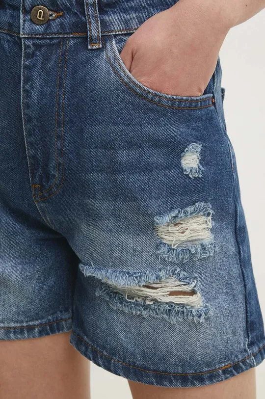 granatowy Answear Lab szorty jeansowe
