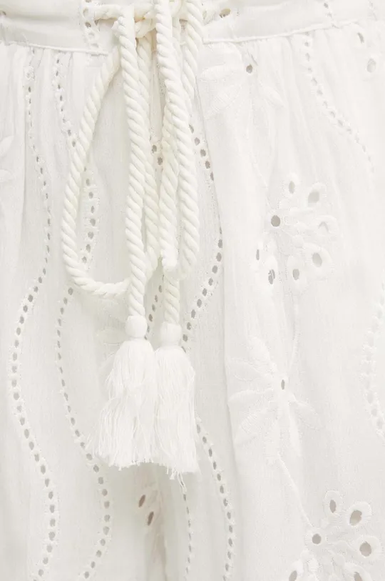 biela Ľanové šortky Answear Lab