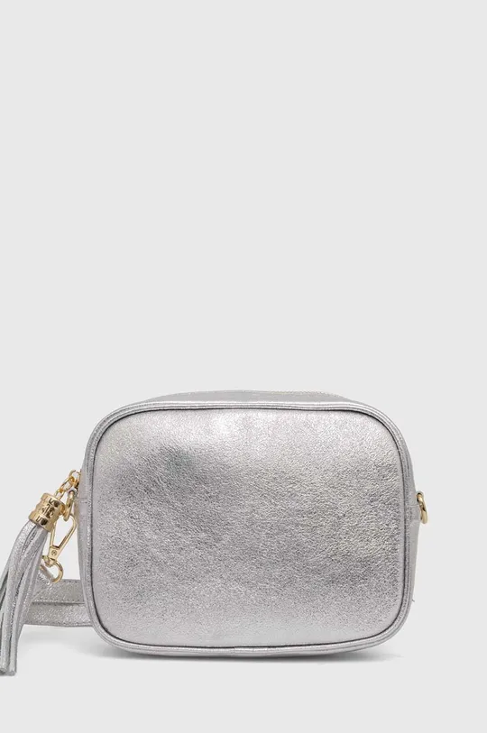 срібний Шкіряна сумочка Answear Lab Жіночий