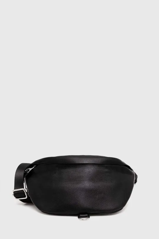 črna Usnjena opasna torbica Answear Lab Ženski