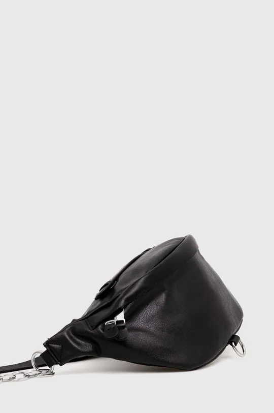 Шкіряна сумка на пояс Answear Lab чорний