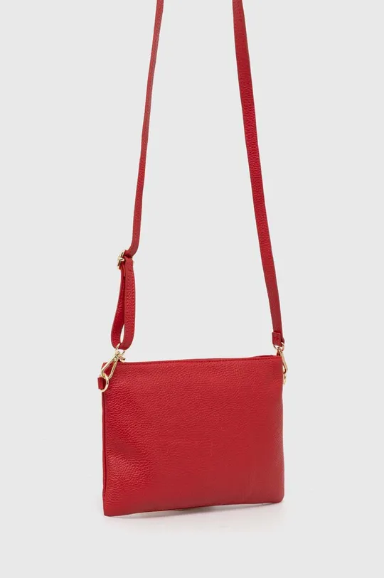 Δερμάτινη τσάντα Answear Lab κόκκινο