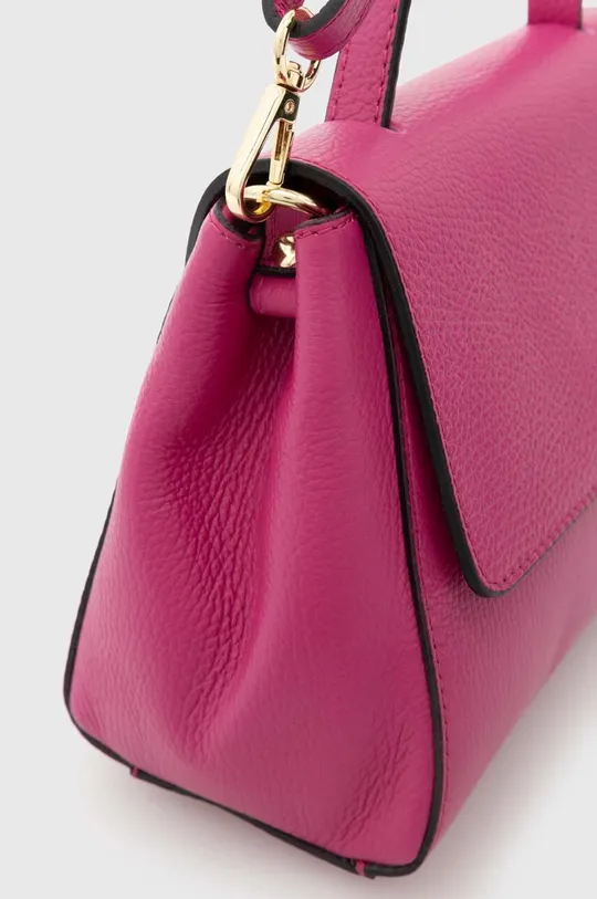 рожевий Шкіряна сумочка Answear Lab