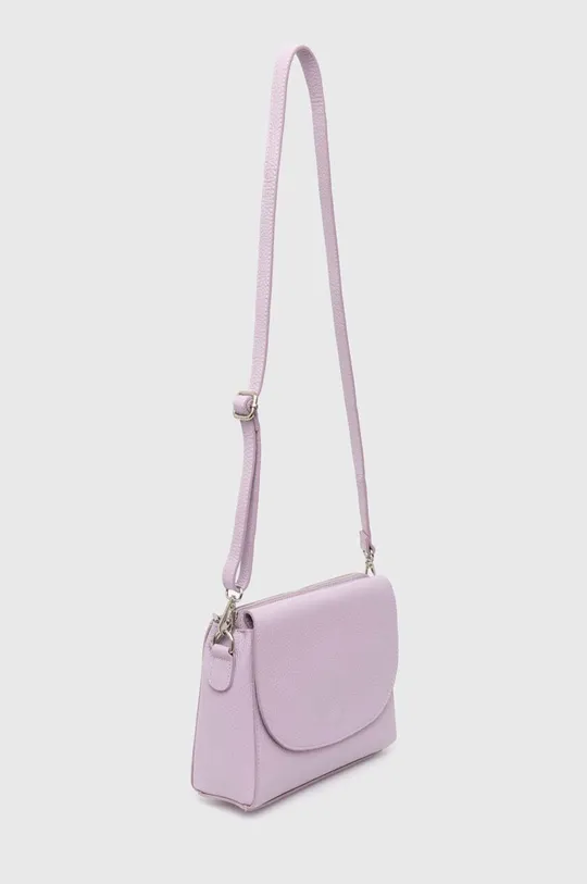 Шкіряна сумочка Answear Lab фіолетовий