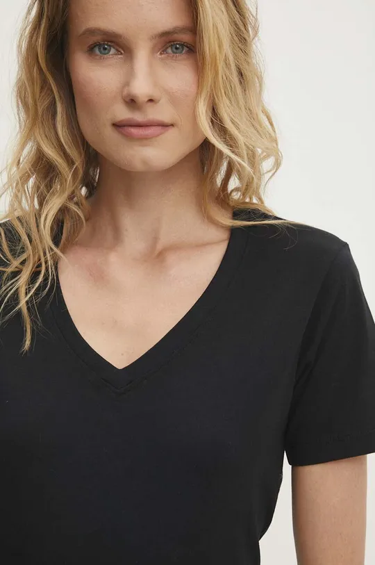 Βαμβακερό μπλουζάκι Answear Lab Γυναικεία