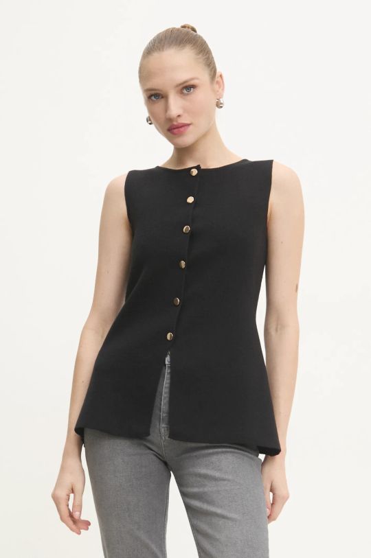 Answear Lab gilet maglia nero 6368.fos