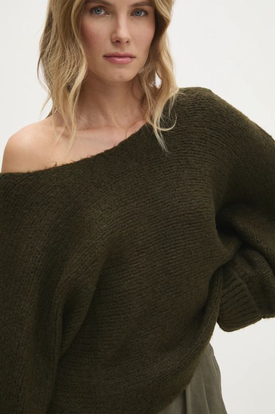 Answear Lab sweter zielony 4338.TMS