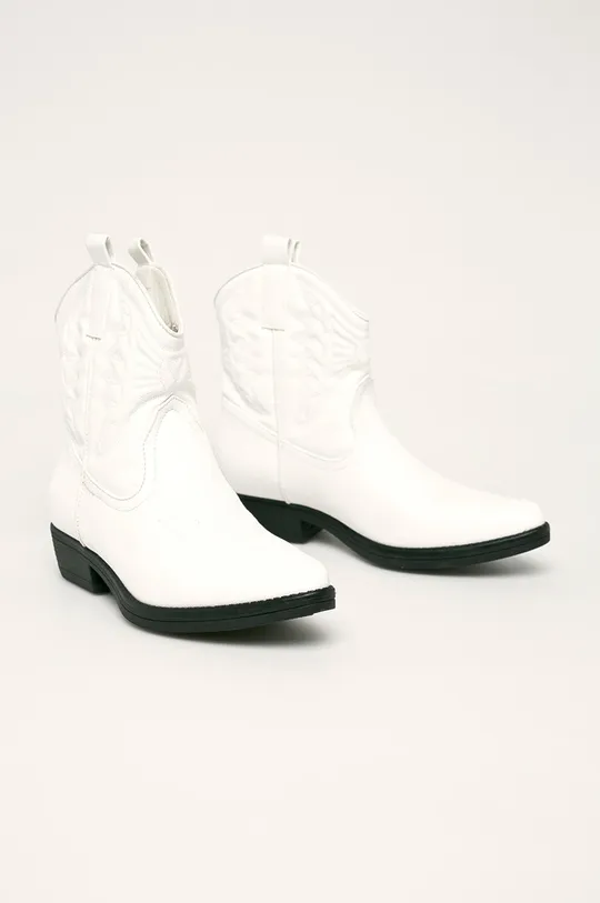 Answear - Členkové topánky biela