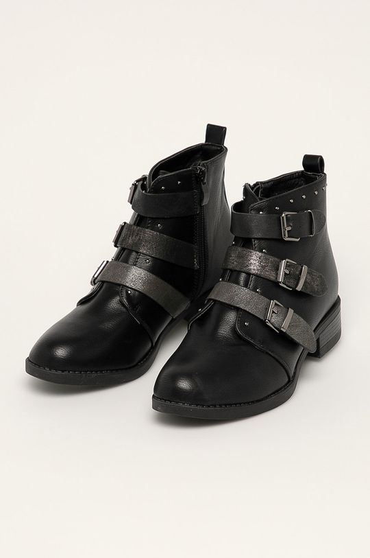Answear - Členkové topánky R and B čierna