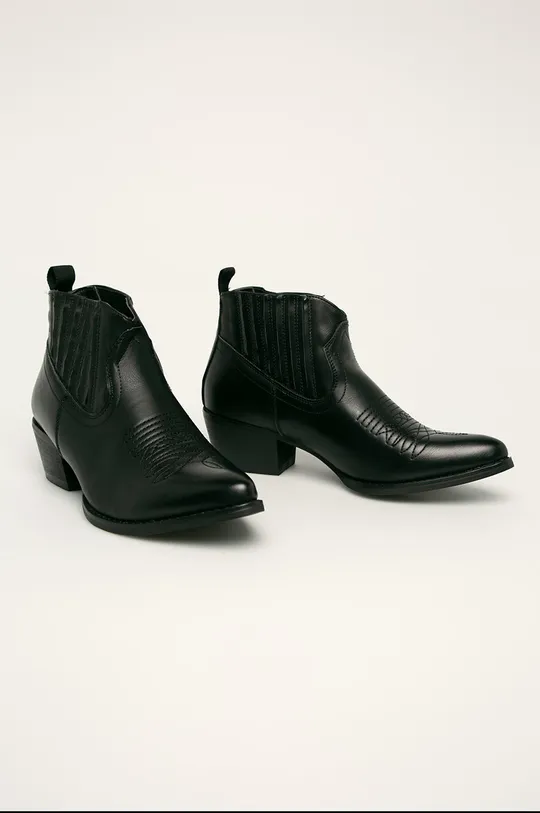 Answear - Kovbojské topánky FASHION&BELLE čierna