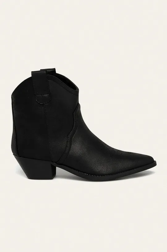 čierna Answear - Kovbojské topánky Dámsky