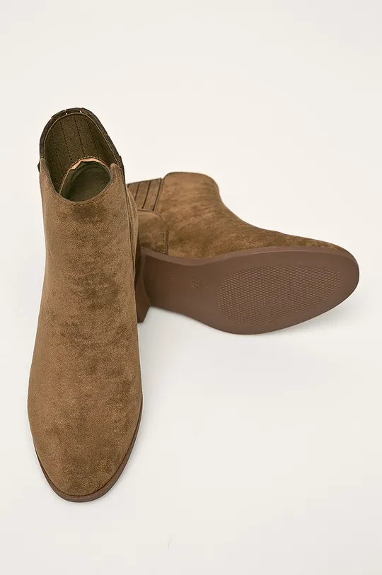 hnedá Answear - Členkové topánky SDS