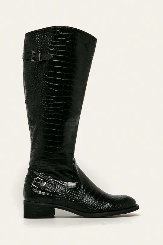 čierna Answear - Vysoké čižmy Fashion Bella Dámsky