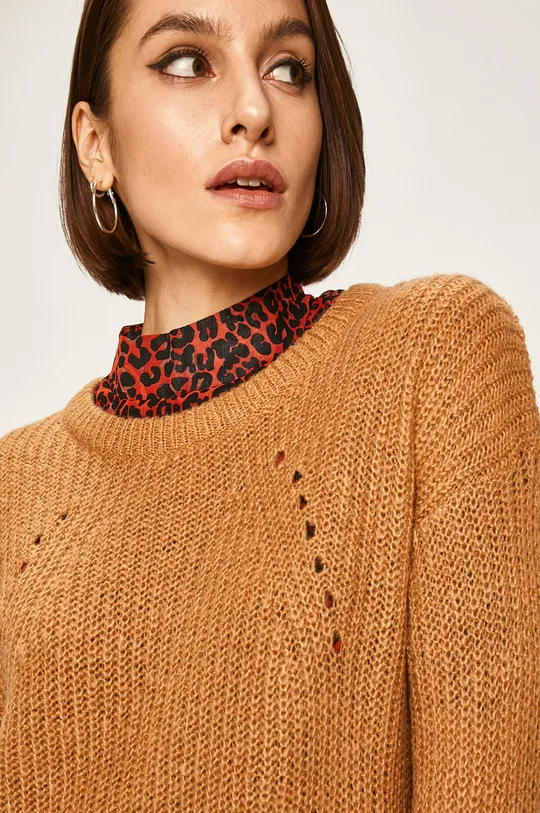 brązowy Answear Lab - Sweter