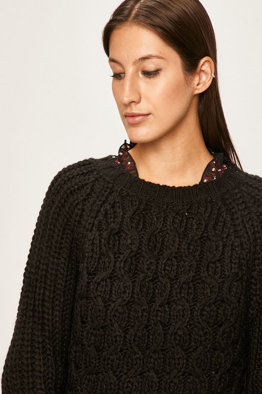 czarny Answear Lab - Sweter