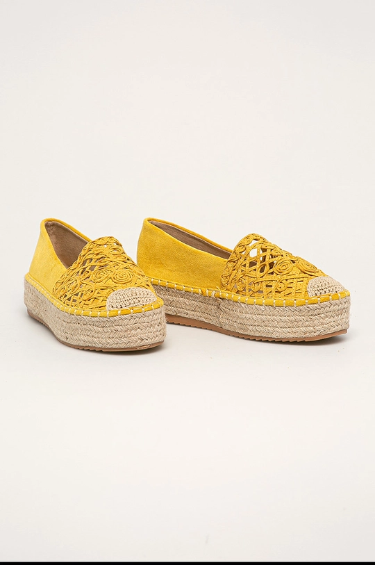 Answear Lab espadryle żółty