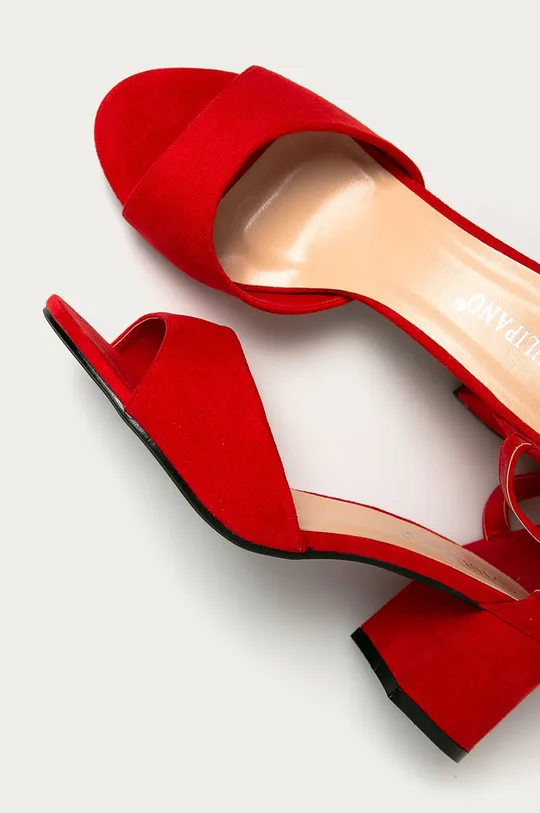 červená Answear - Sandále Tulipano