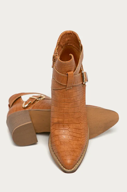 hnedá Answear - Členkové topánky Erynn