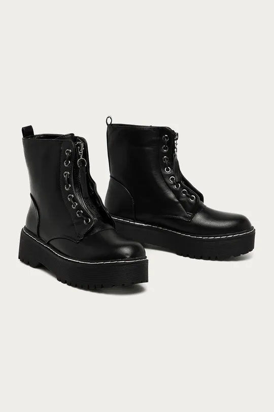 Answear Lab - Členkové topánky Best Shoes čierna