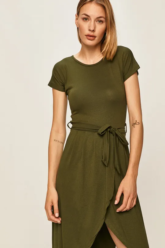 зелёный Answear - Платье
