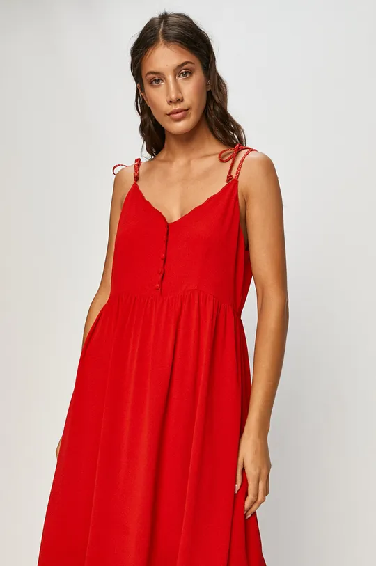 czerwony Answear Lab - Sukienka