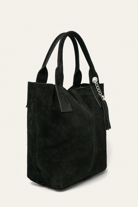 Answear - Kožená kabelka černá