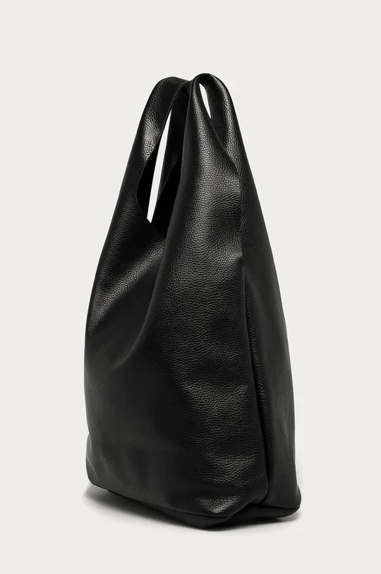 Answear - Kožená kabelka Answear Lab čierna