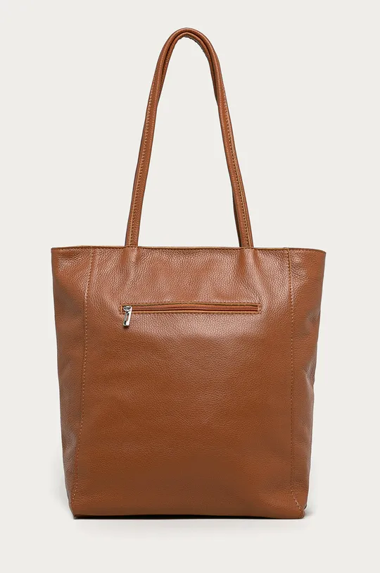 коричневий Answear - Шкіряна сумочка Answear Lab