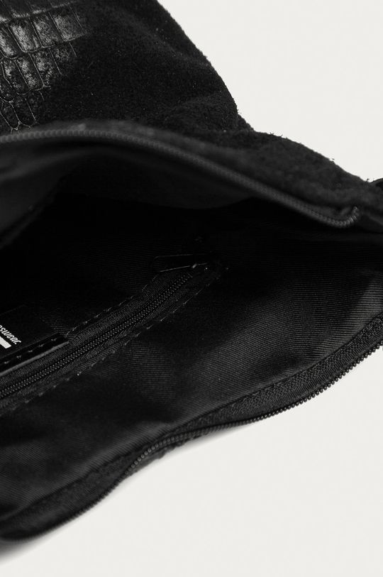 čierna Answear - Kožená kabelka Answear Lab