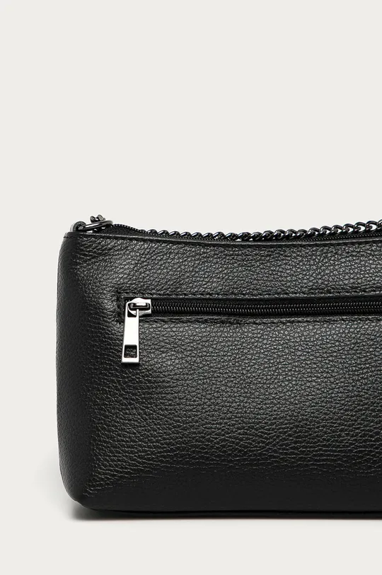 Answear Lab - Kožená kabelka čierna