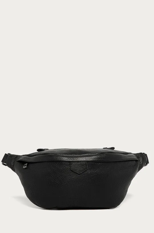μαύρο Answear Lab - Δερμάτινη τσάντα φάκελος Γυναικεία