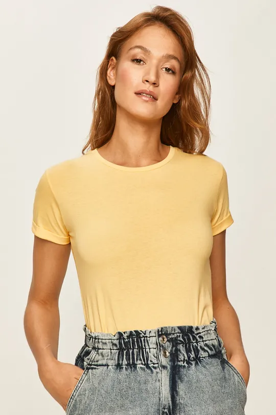sárga Answear - T-shirt Női