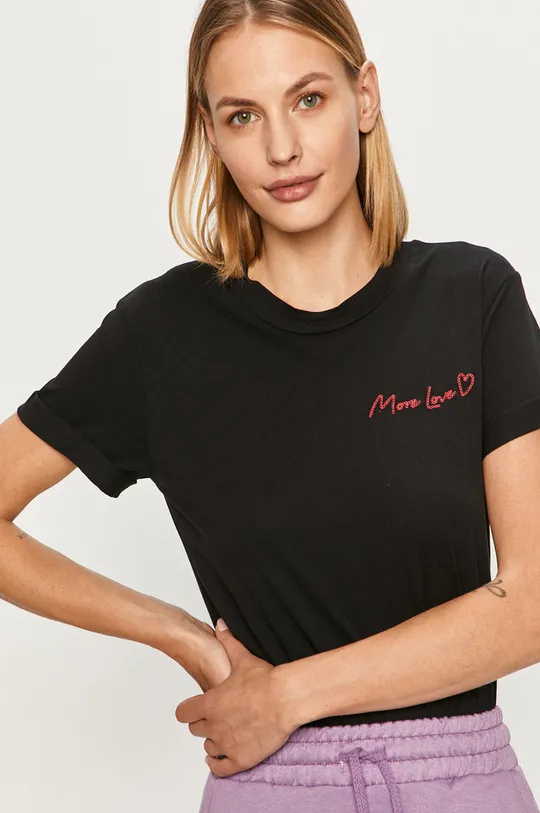 fekete Answear - T-shirt Answear Lab