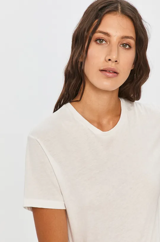 biały Answear - T-shirt Answear Lab