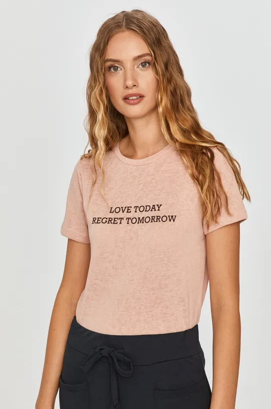 rózsaszín Answear Lab - T-shirt