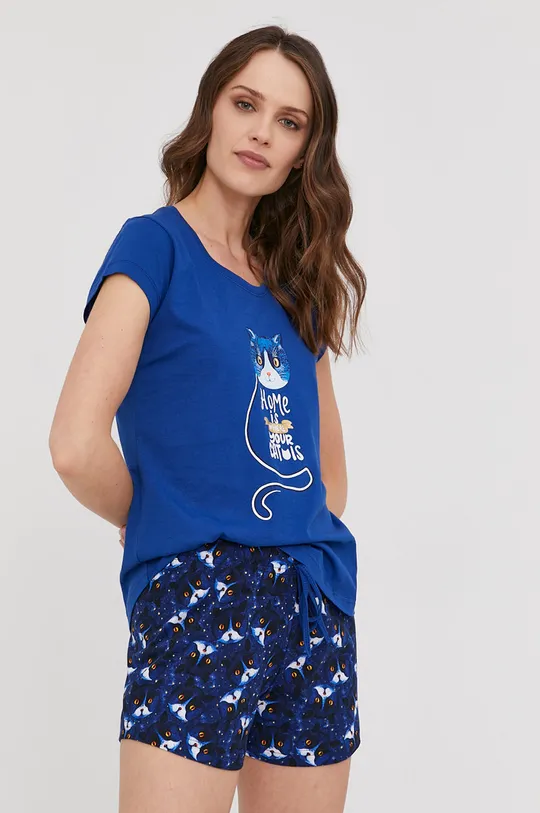 Answear Lab Piżama niebieski