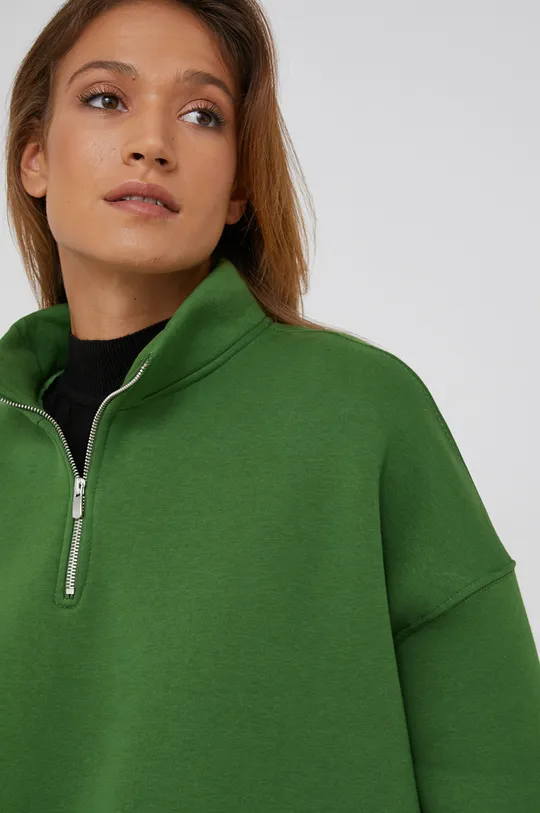 zielony Answear Lab Bluza bawełniana