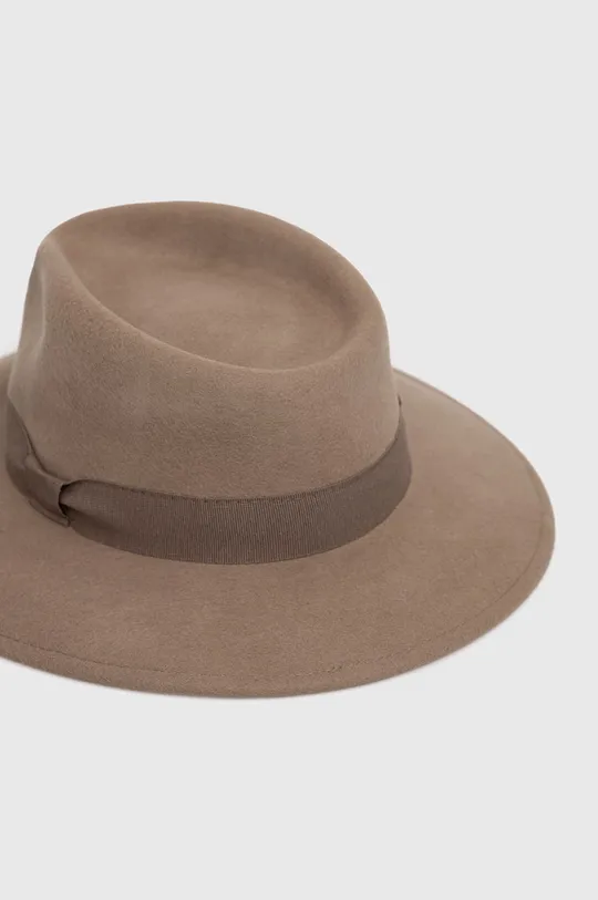 Μάλλινο καπέλο Answear Lab μπεζ