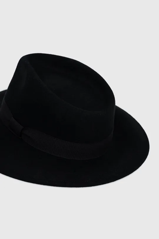 Μάλλινο καπέλο Answear Lab μαύρο