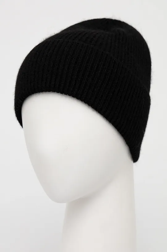 Шерстяная шапка Answear Lab чёрный