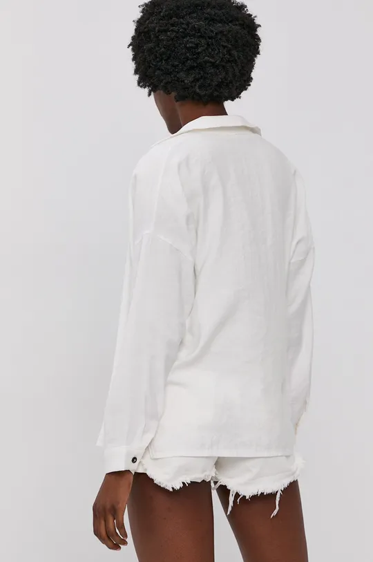 biały Answear Lab Koszula bawełniana