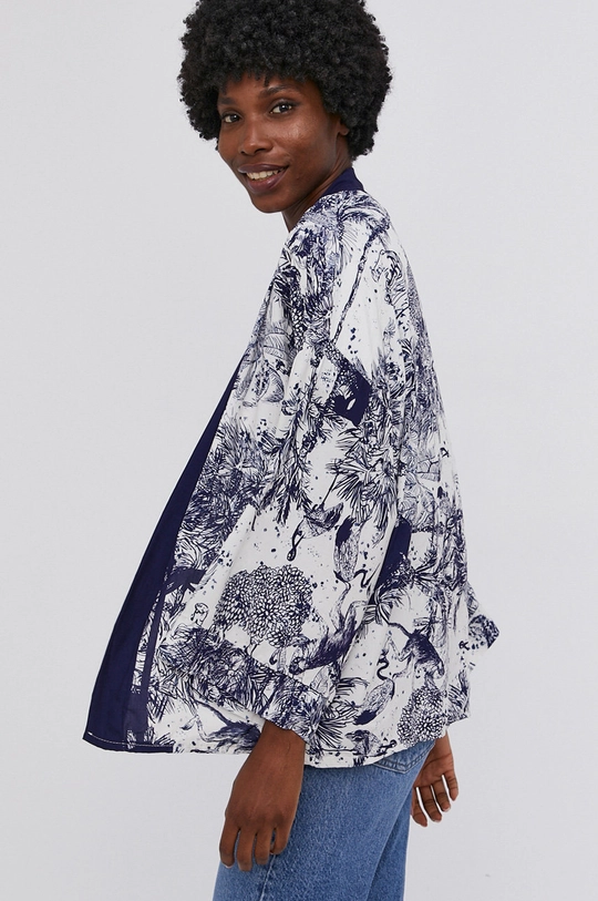 Answear Lab Kimono niebieski